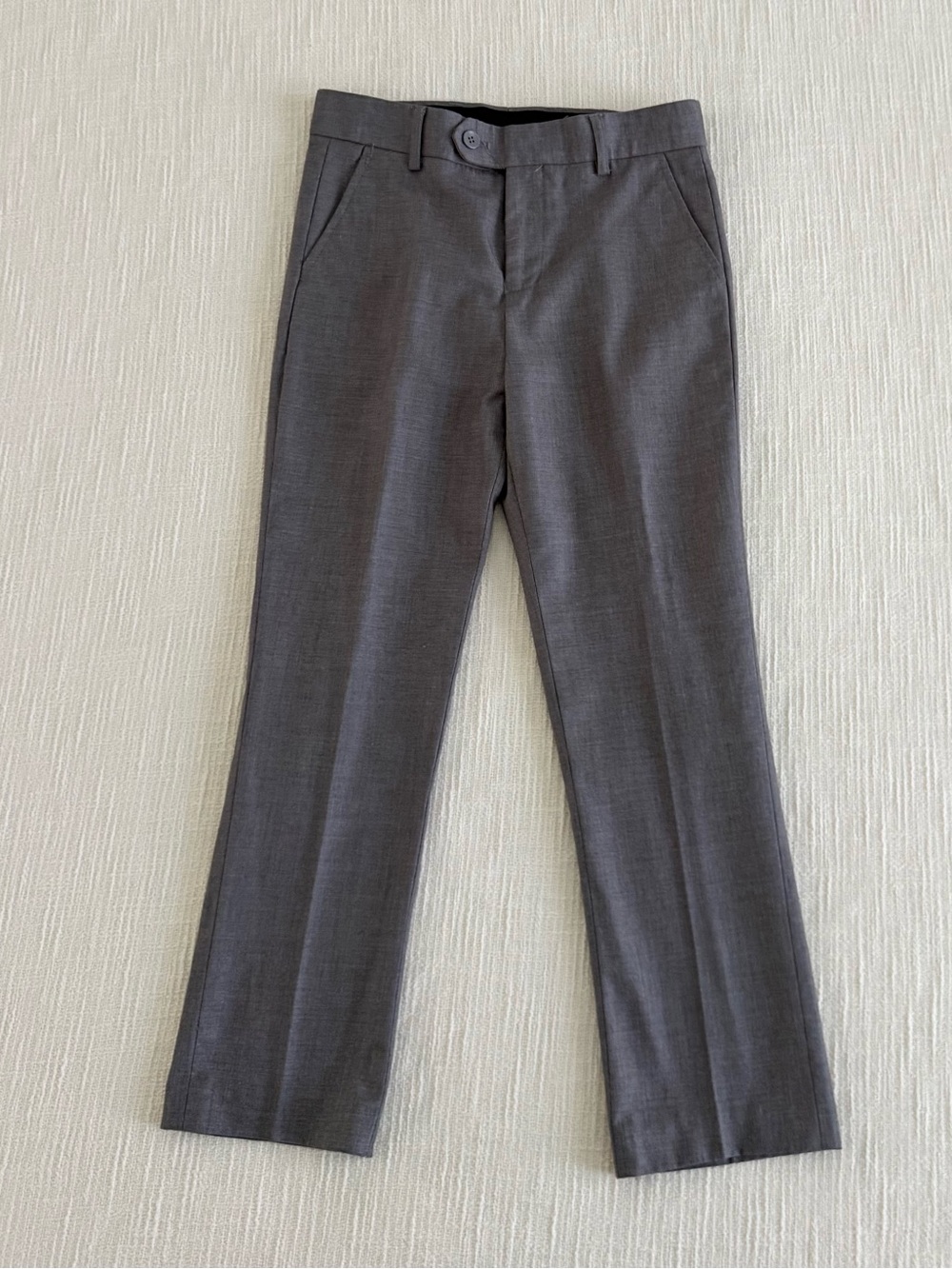 Boys Gray Dress Pants - Classic Tailored Fit